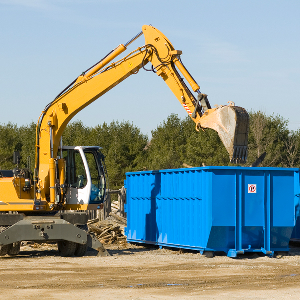 can i choose the location where the residential dumpster will be placed in Nicoma Park